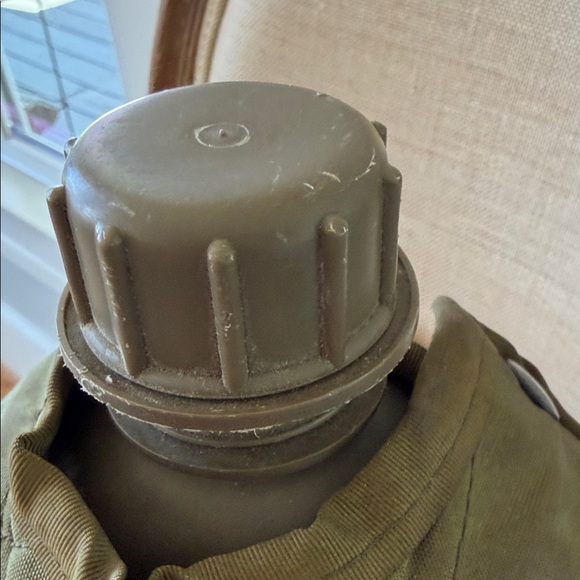 GI OD 1 Qt Canteen with 1QT Canteen Cover W/Alice Clips US Army - Picture 3 of 4